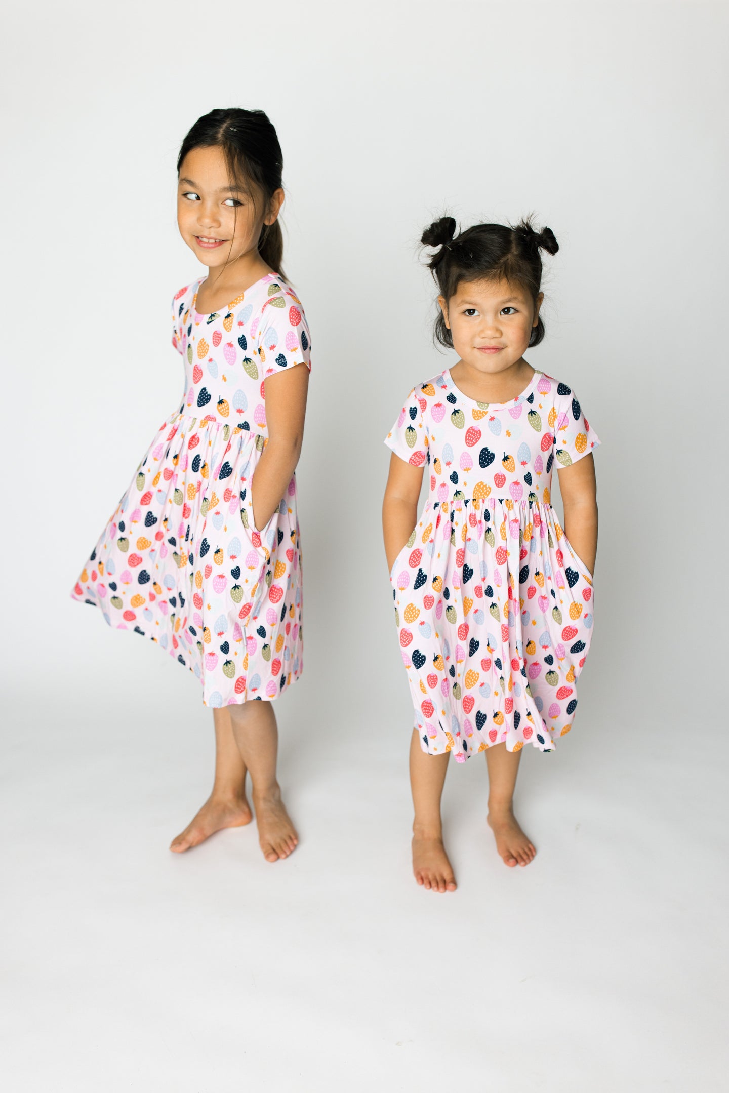 Strawberry Solstice Bamboo Twirl Dress